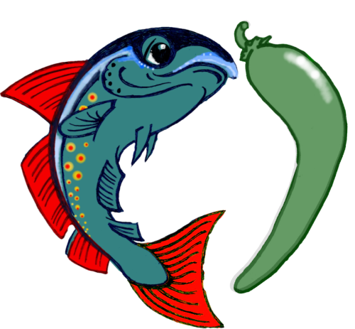 Krispa Fish Snack / Viking kitchen Logo